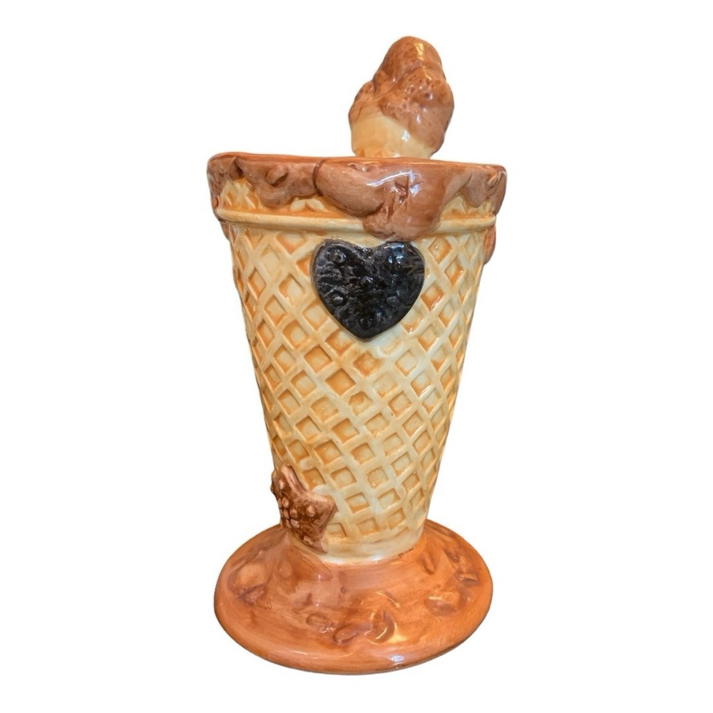 Jay Import Ice Cream Cone Cups With Spoons - Picture 3 of 11
